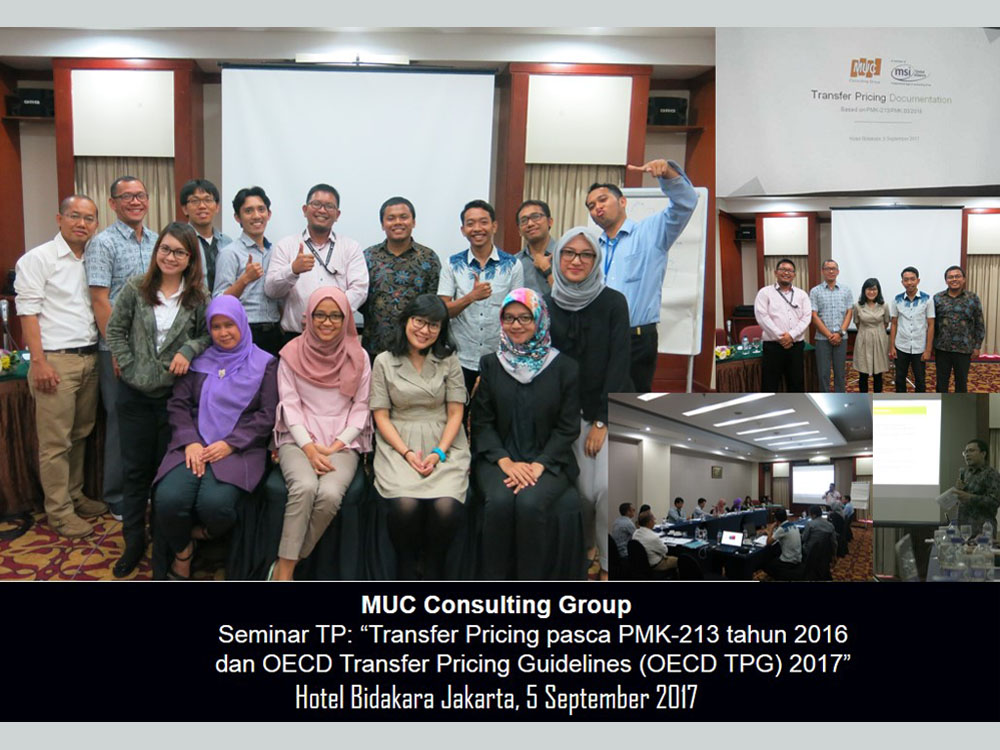 Seminar Transfer Pricing  Pasca PMK-213 tahun 2016 OECD TPG 2017 Kembali Digelar di Hotel Bidakara